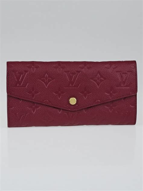 louis vuitton empreinte curieuse wallet aurore|More.